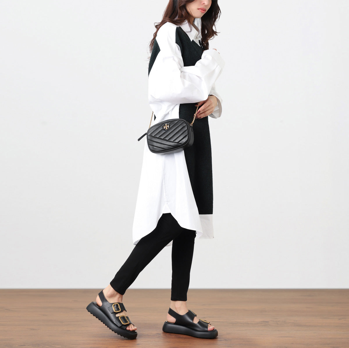 【期間限定】トリーバーチ キラ シェブロン2WAY ショルダーバッグ152353-001