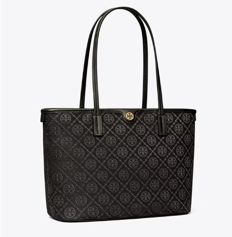 2025秋新作☆Tory Burch ☆スモール Tモノグラム ジップトート