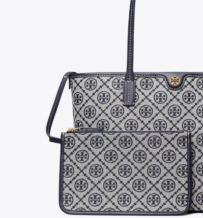 2025秋新作☆Tory Burch ☆スモール Tモノグラム ジップトート