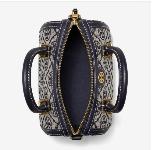 【再入荷】トリーバーチ大人気 Tモノグラムミニ バレルバッグ